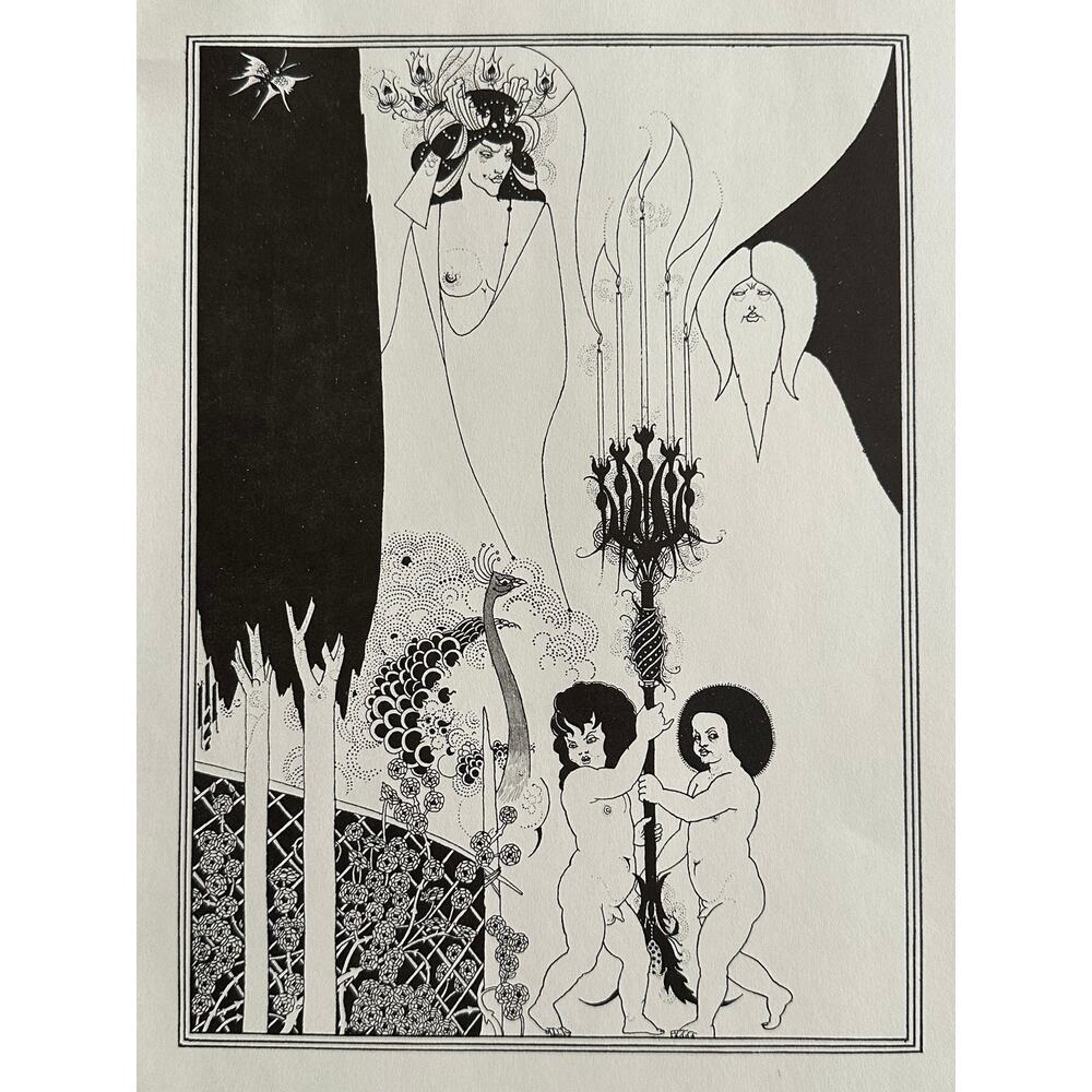 Aubrey Beardsley Eyes of Herod, Salome, Oscar Wilde, Art Print ~ 250726-WH 240 B